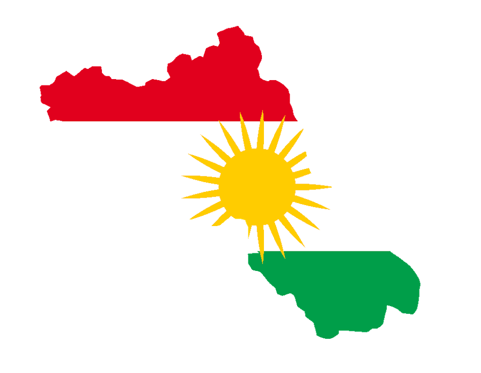Kürdistan Haritası ve Bayrağı